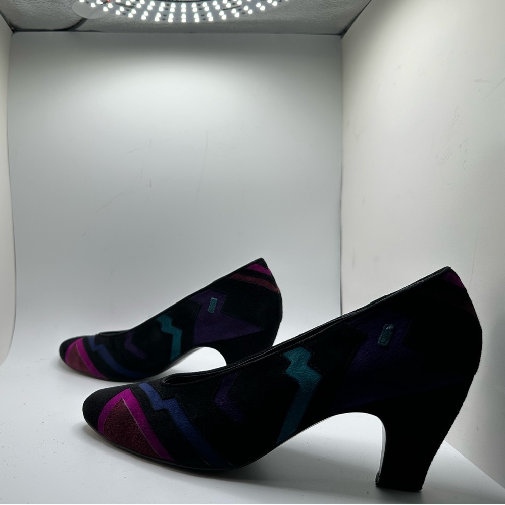 80s Colorful Designer Pumps, Stuart Weitzman for Mr Seymour 😍🤩❤️ - Picture 15 of 16